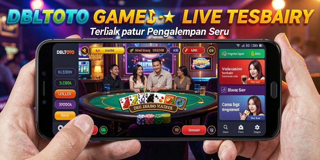 Screenshot gameplay DBLTOTO menampilkan suasana Live Casino yang menarik.