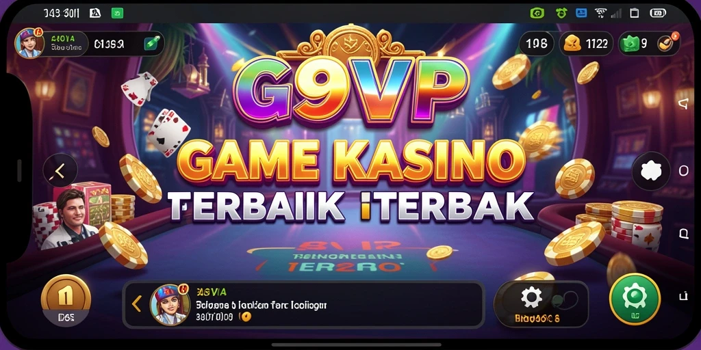 Tampilan gameplay G9VIP dengan berbagai pilihan permainan Kasino.