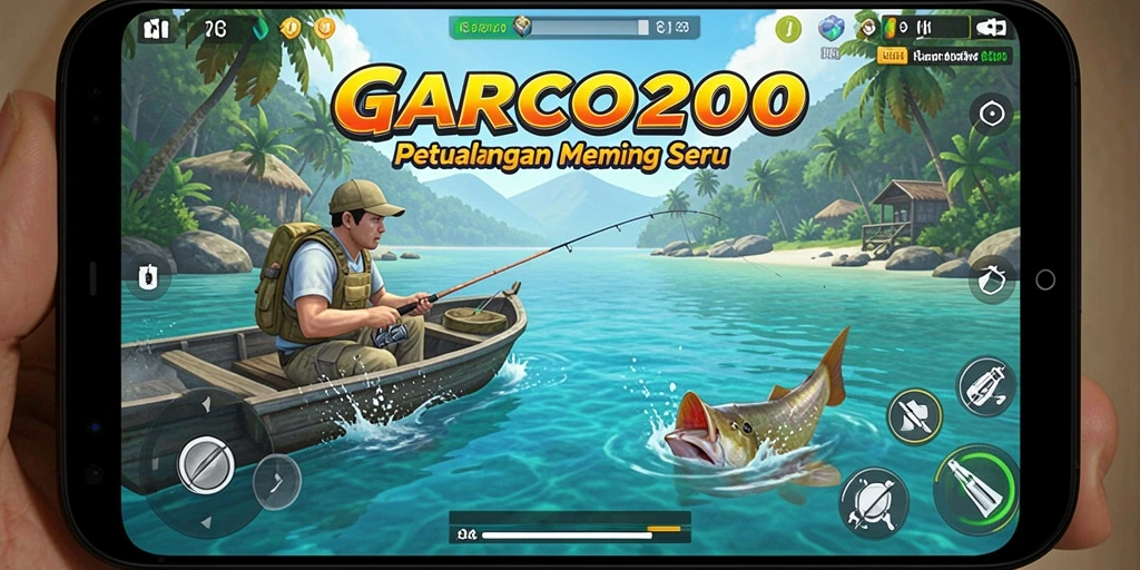 Tangkapan ikan yang menakjubkan dalam gameplay GARCO200.