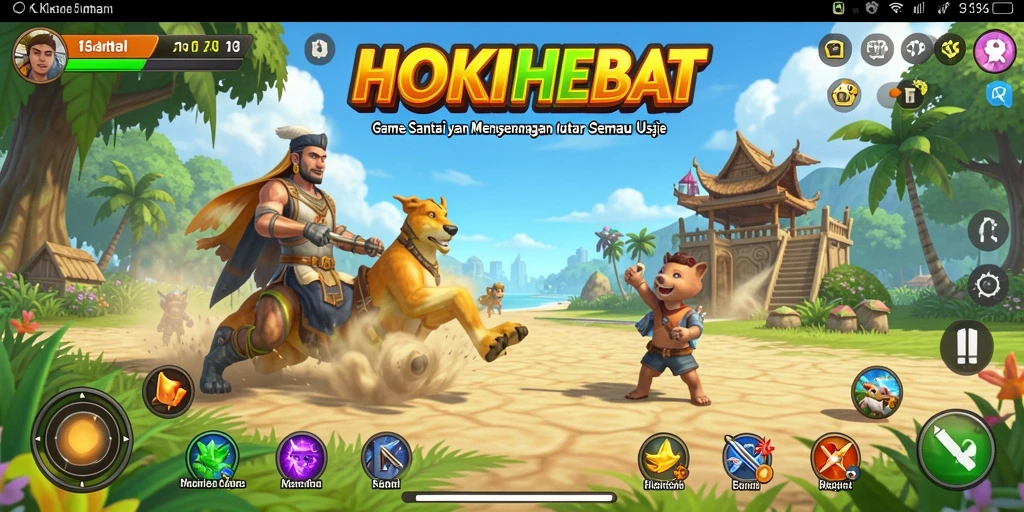 Tampilan menarik dari gameplay HOKIHEBAT yang seru.