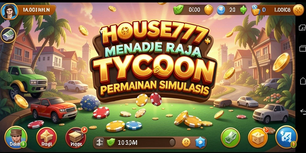 Tampilan gameplay menarik dari HOUSE777 yang menunjukkan strategi bisnis.