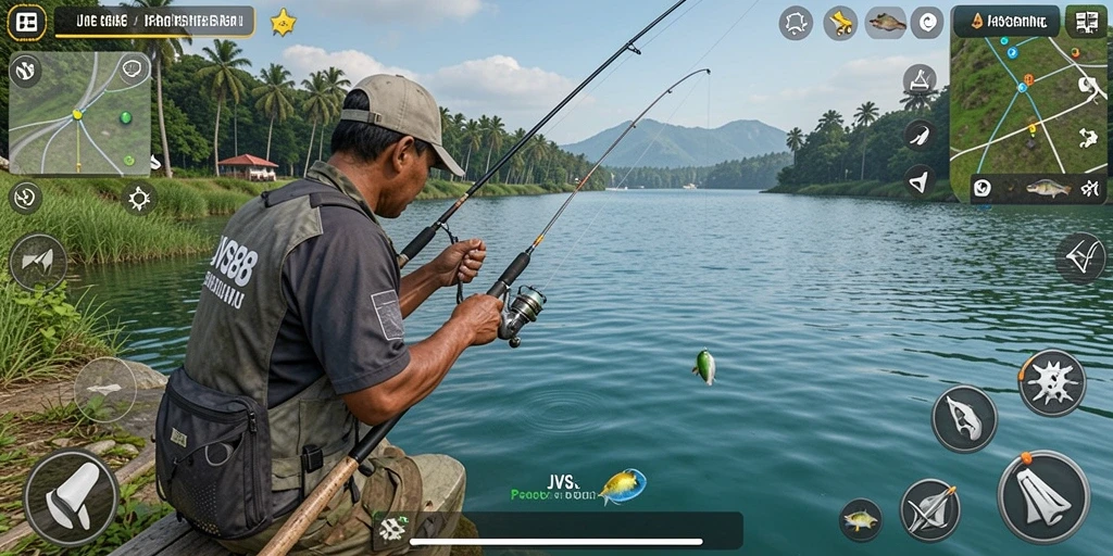 Tangkapan ikan yang menakjubkan dalam gameplay JVS88.