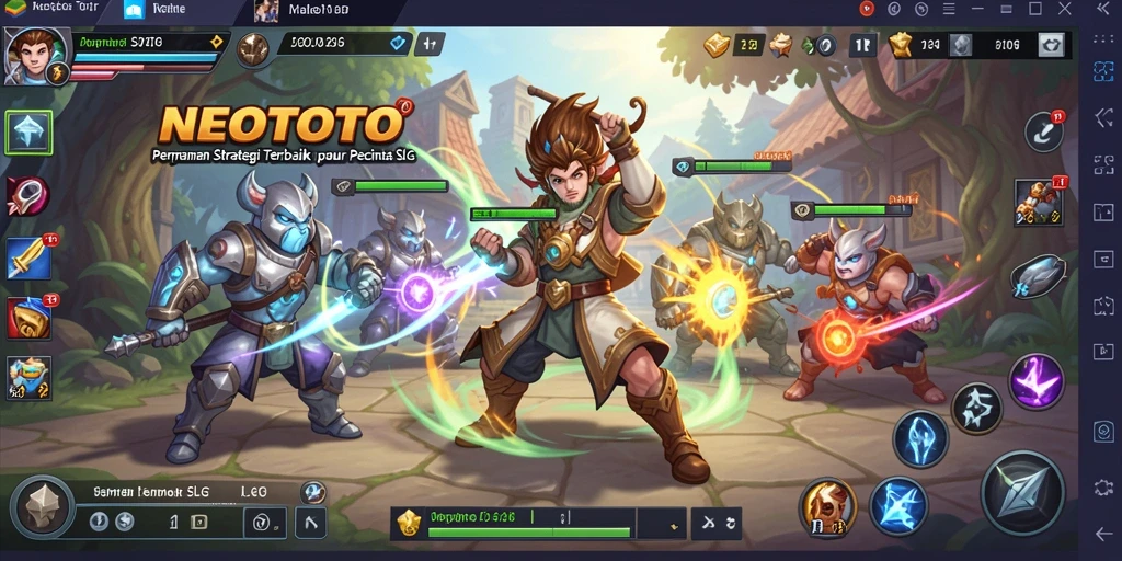 Tampilan gameplay SLG yang mendebarkan di NEOTOTO.