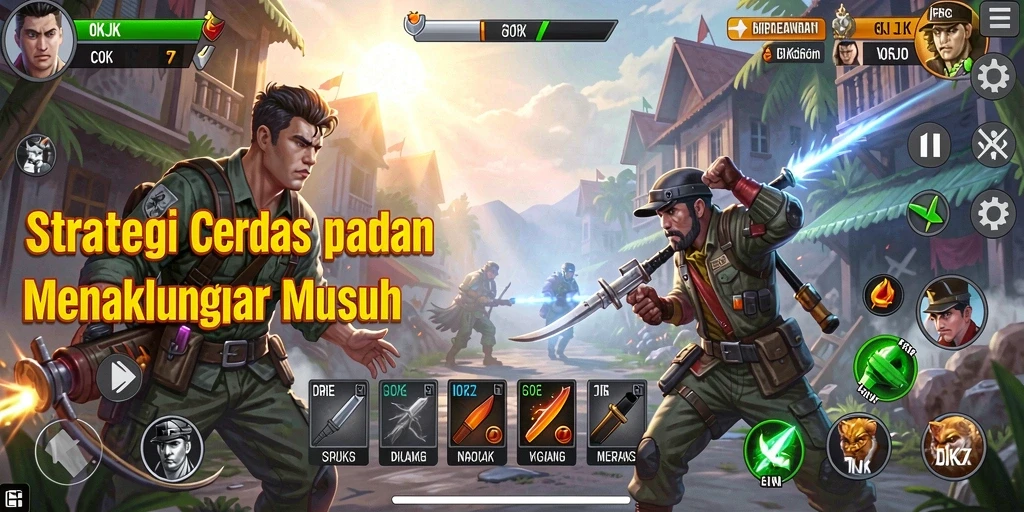Tampilkan aksi strategis dalam pertempuran seru di OKJK.