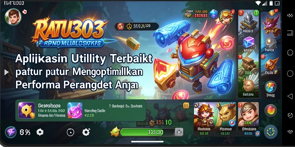 Tampilan utama RATU303 dengan fitur Utility yang bermanfaat.