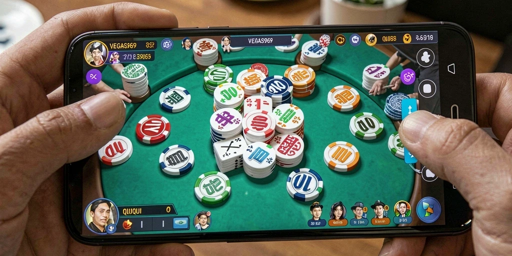 Tampilan gameplay QiuQiu yang menarik dan dinamis di VEGAS969.