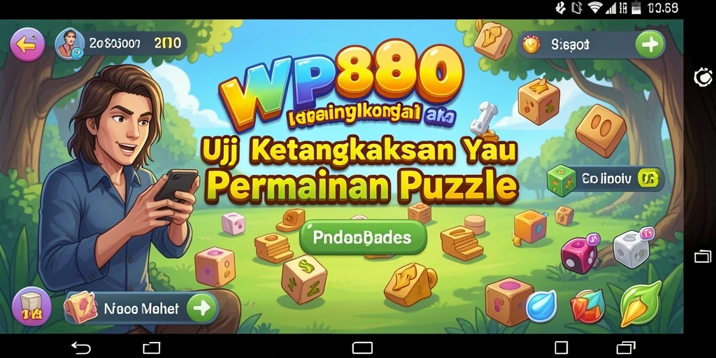 Tampilan gameplay yang menantang dari WP888 dalam mode Puzzle.