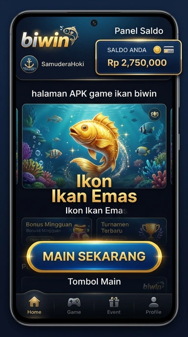 Tampilan antarmuka biwin yang mudah digunakan.